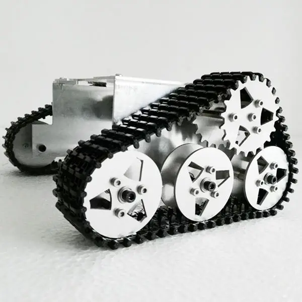 Aluminum Alloy Robot Tank WALL-E Style Chassis For Arduino Education Program