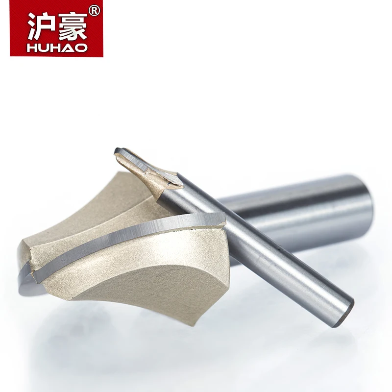 HUHAO 5pcs/lot  1/2" 1/4" Shank Cove Box Bit Double Edging Router Bits For Wood Tungsten Carbide Woodworking Miiling Cutter