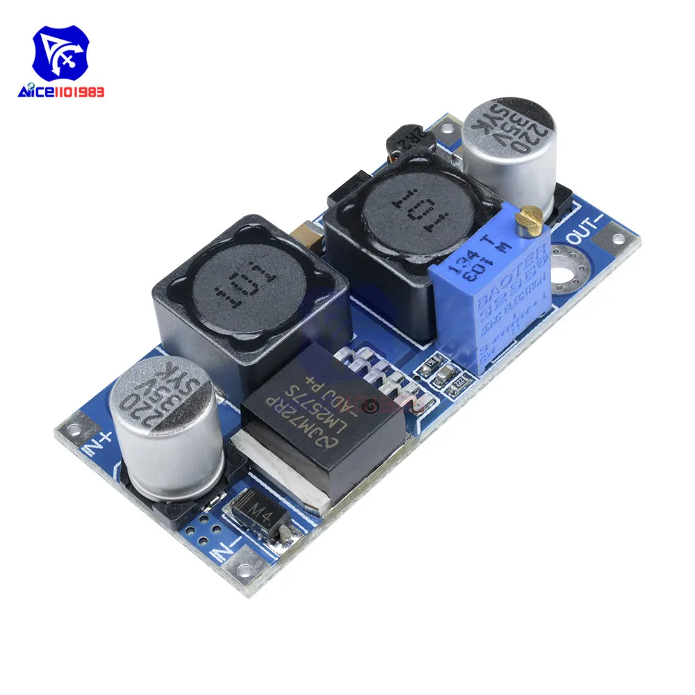DC DC Auto Step Up Down Boost Buck  Converter Module LM2577 3-35V to 1.25-30V Solar Voltage Power Supply for Arduino