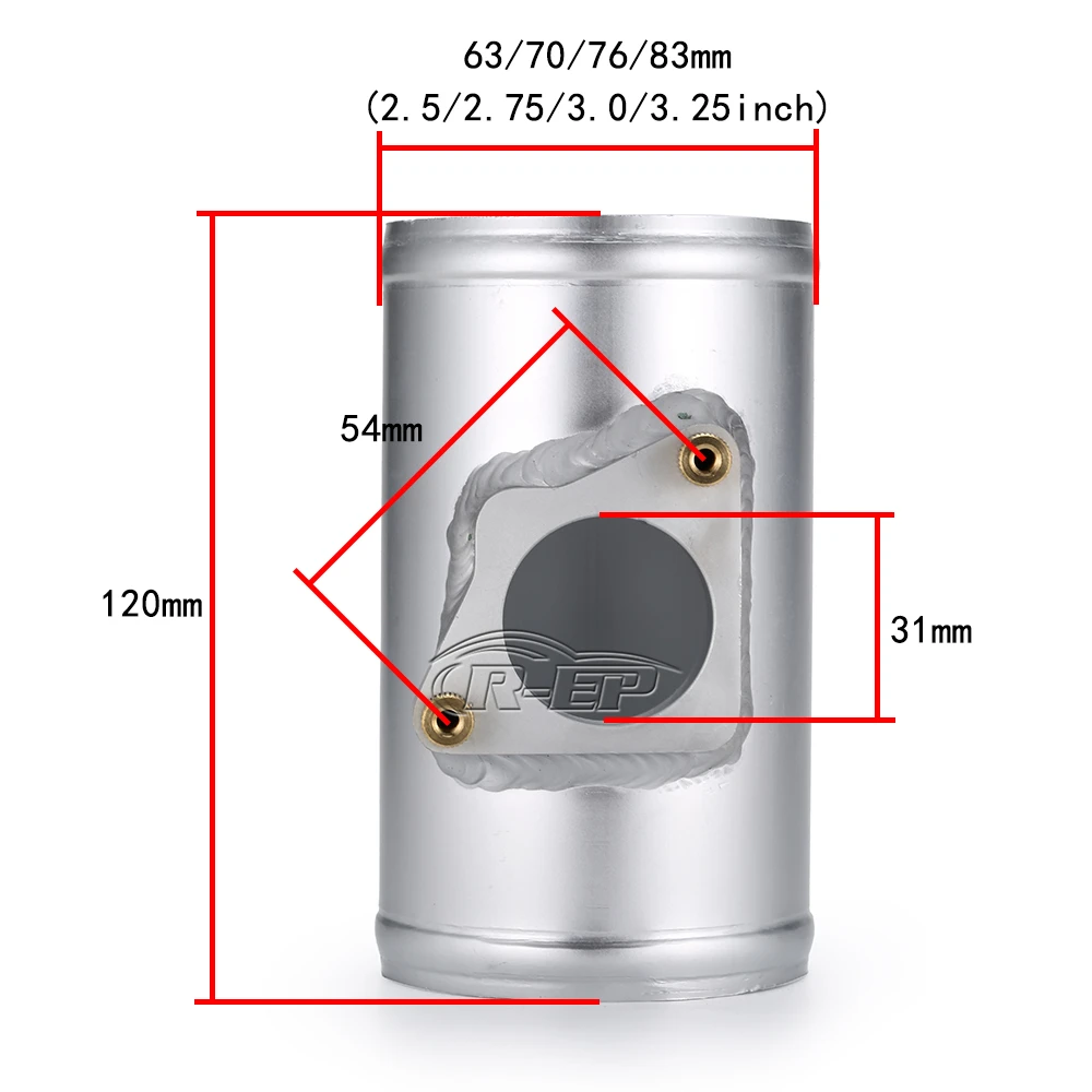 Air Flow Sensor Adapter Fit For TOYOTA MAZDA 3 6 SUBARU SUZUKI SWIFT JIMNY MAF Performance Air Intake Meter Mount 63 70 76mm