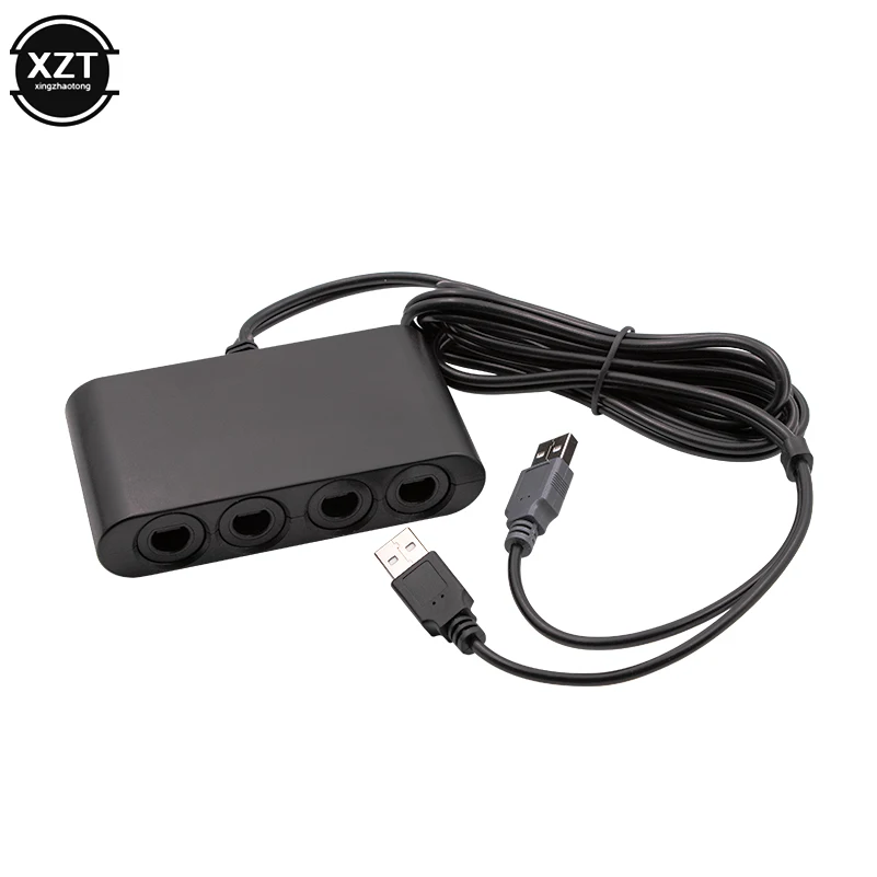 4 Ports GC Controllers USB Adapter Gamecube Controller Adapter Fit for Nintend Switch Wii u / PC Console Support Dropshipping