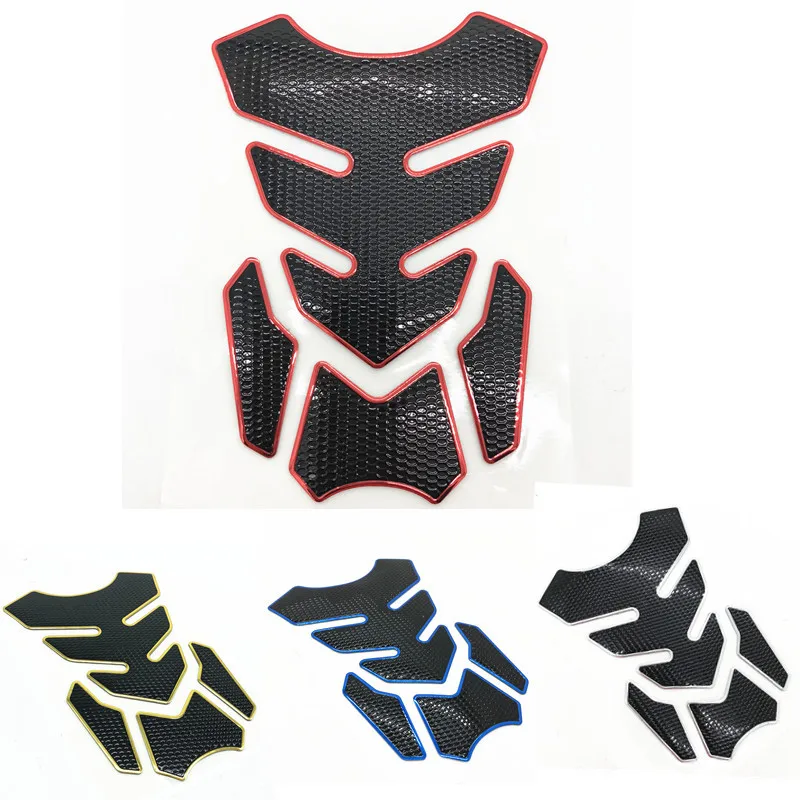 Almohadilla de tanque de combustible de Gas para motocicleta, calcomanías adhesivas 3D, Protector de logotipo de calavera de Diablo, accesorios de