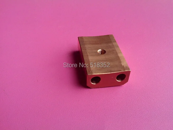 23EX085A404 Makino Upper Machine Head Power Supply Block in Brass, WEDM-LS Wire Cutting Machine Parts