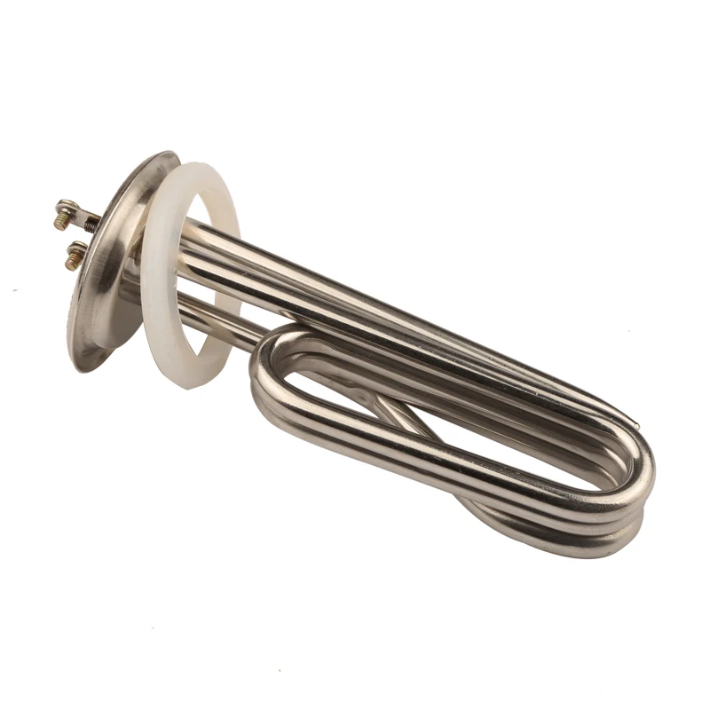 3000W 220V Water Boiler Heating Element - 63mm Cap Stainless Steel Electric Heat Pipe with 2-Probe 7mm for Electric Boiler