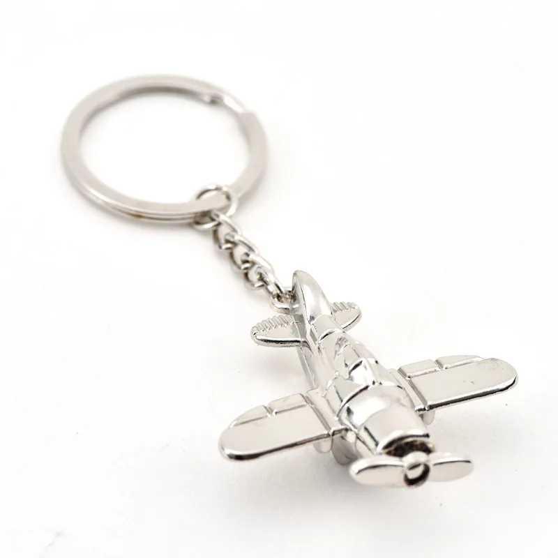 Cute Aviation Air Plane Keychain Aircraft Air Combat Enthusiasts Keychain Lover Gift High Quality Keyring Wholesale 1Pcs