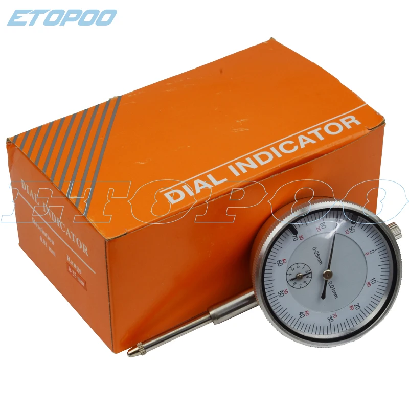 Dial Indicator  0-25mm 0-30mm /0.01mm With Lug Back Measurement Dial Gauge Micrometer Precision Tools