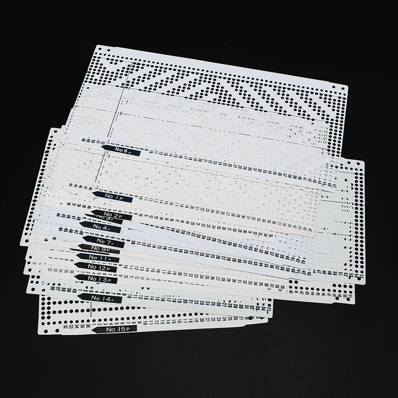 15pcs Pre Punched Card Kit For Brother KH260 Knitting Needlework Machine Accessories Parts knitting machine spare parts