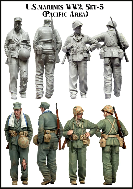 1/35 model kit resin kit      U.S. marines. WW2. Pacific ocean