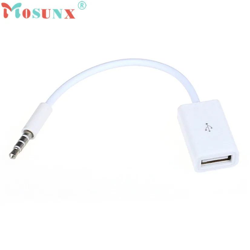Immunity 3.5mm AUX Auxiliary Audio Jack Into The USB Converter Cable High Quality Hot Selling Accessories