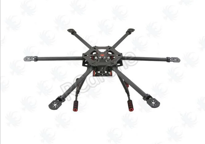 HF 600mm Carbon Fiber Folding FPV Alien Quadcopter Aircraft Frame Kit