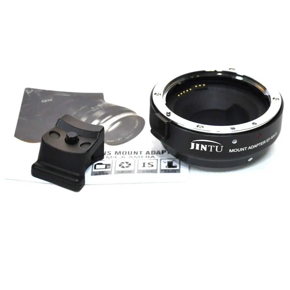 Jintu EF-M4/3 Aperture Control Lens Mount Adapter For Canon EF Lens to Micro 4/3 M4/3 Camera GX7 GF6 E-M1 E-M5 E-PL5