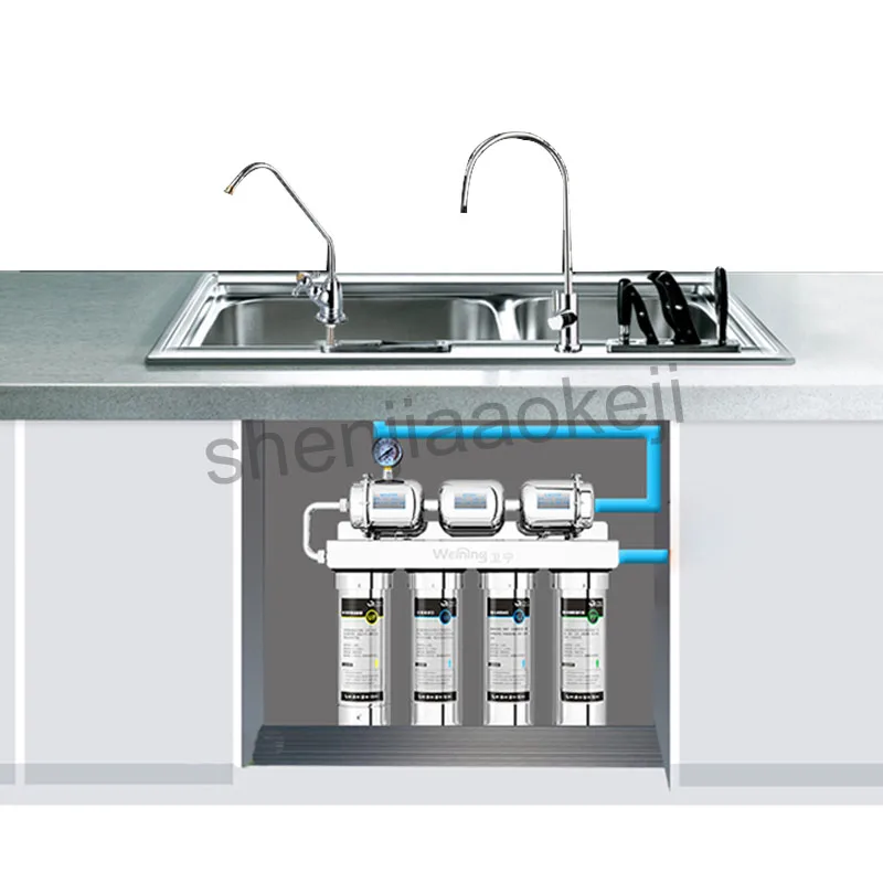 Wasserfilter wasser ausgang 180L /h haushalt wasser filter 7 bühne filtration edelstahl Direkt trinken Wasserfilter 1pc