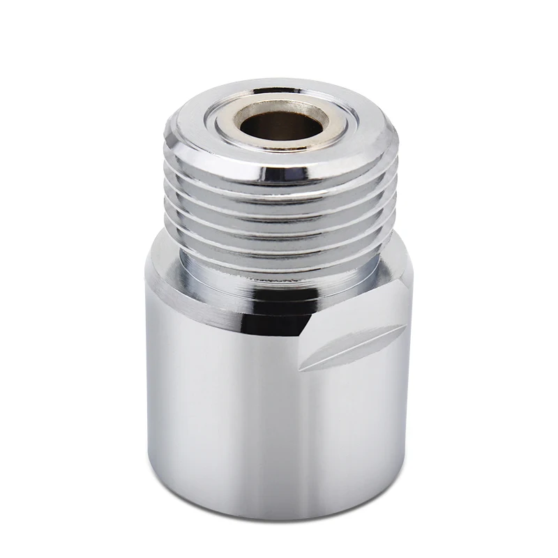 Co2 Cylinder Adapter,Soda Water Bottle Adapter T21-4 convert to W21.8 Regulator Home Brewing Beer Keg Connector Accessories