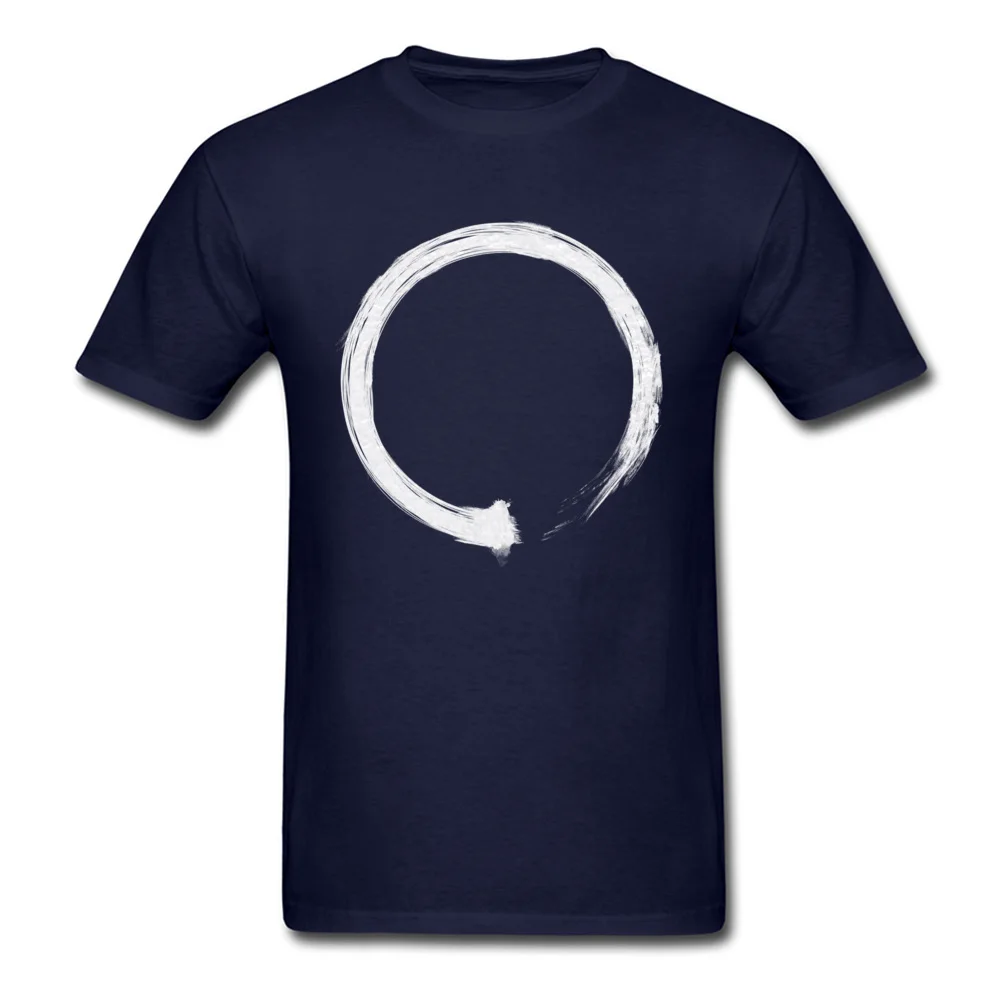 Zen Enso White T-shirt For Men Black Tshirt Minimalist T Shirt High Quality Cotton Clothes Custom Chinese Style Tops & Tees XL