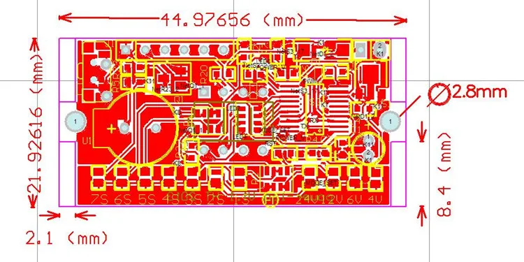 Red Battery Capacity Indicator Panel LED Battery Tester 12V Lead-acid  Car Voltmeter Voltage Monitor Meter