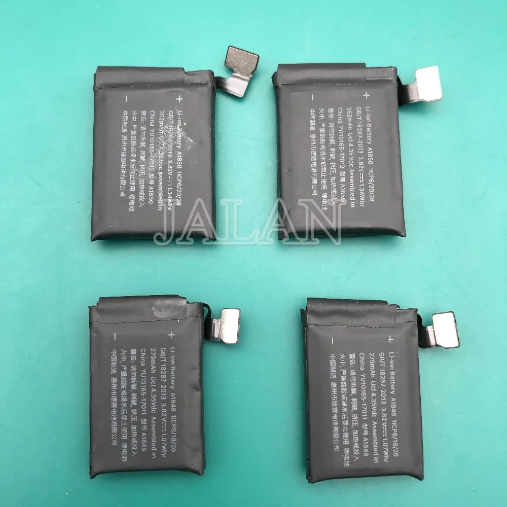 1pcs Original Batery For Apple watch Series 4 A2058 A2059 40mm 44mm 291.8mAh 224.9mAh Real bateries replacement repair