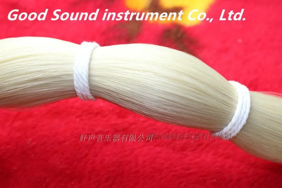 250g AAAAA Violin Viola Cello double bass Mongolia Natural White Bow Hair Horsetail 80-85cm