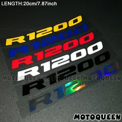 2X Motorcycle body Wheels Fairing Helmet Tank Pad decoration Label reflective Stickers Motorbike Decals For R1200 GS
