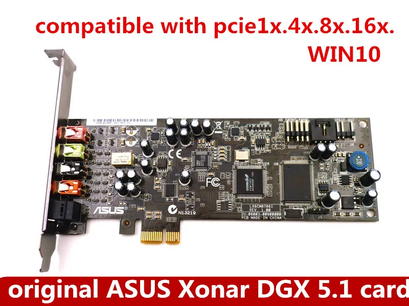 

original ASUS Xonar DGX professional sound card PCI-E interface 5.1 channel Computer Built-in Independent Sound Card