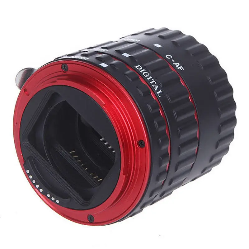 Foleto Auto Focus Macro Extension Ring Kunststoff Legierung Elektronische AF TTL Rohr Closeup set Für Canon 1200d 7d 5dII 60d DSLR Kamera
