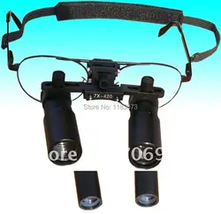 7X Binocular Type Dental Loupes 7 Times Medical Surgical Dentist Loupe Kepler Optical Magnifier Glasses With 6 Work Distance