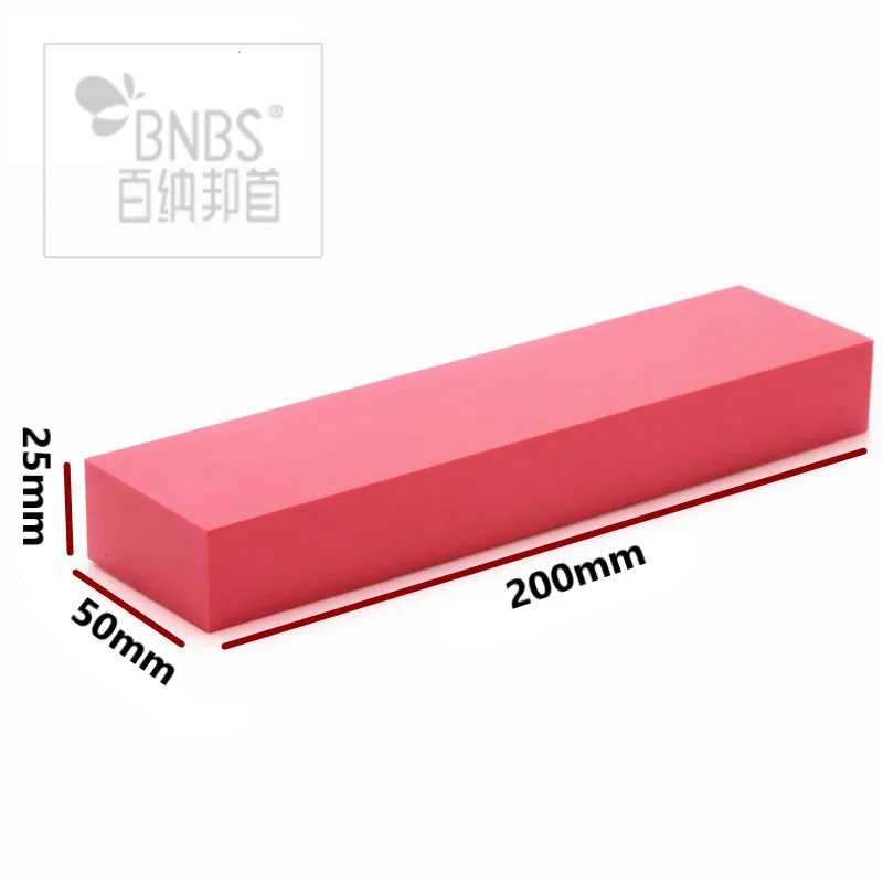 BNBS Ruby Grindstone 3000# Professional Knife Sharpener Kitchen Whetstone Polishing Whetstone Oilstone 200x50x25mm