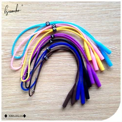 2 Pezzi/Lotto Cordoncini Elastici Antiscivolo in Silicone per Occhiali da Sole e da Vista, Catena Porta Occhiali, Cordino