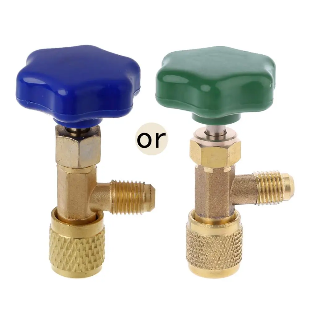 1/4 SAE Auto Car AC Can Tap Valve Bottle Opener For R22 R134a R410A Gas Refrigerant Air Conditioning Accessories