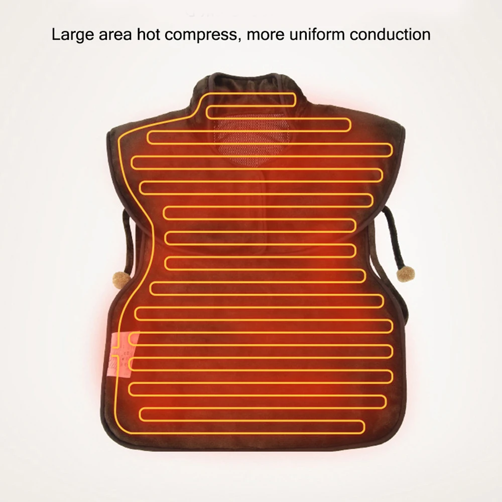 Elektryczny szal szyi/ramię/terapia pleców flanelowa poduszka elektryczna cyrkulacja
