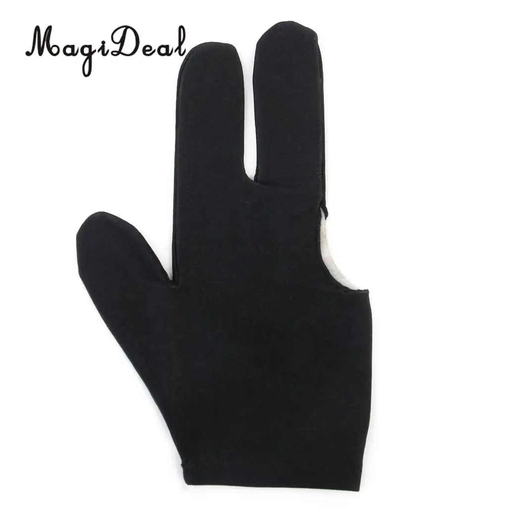 MagiDeal Professional 15 штук, 3 пальца, бассейн стрелков, Ранняя черная перчатка