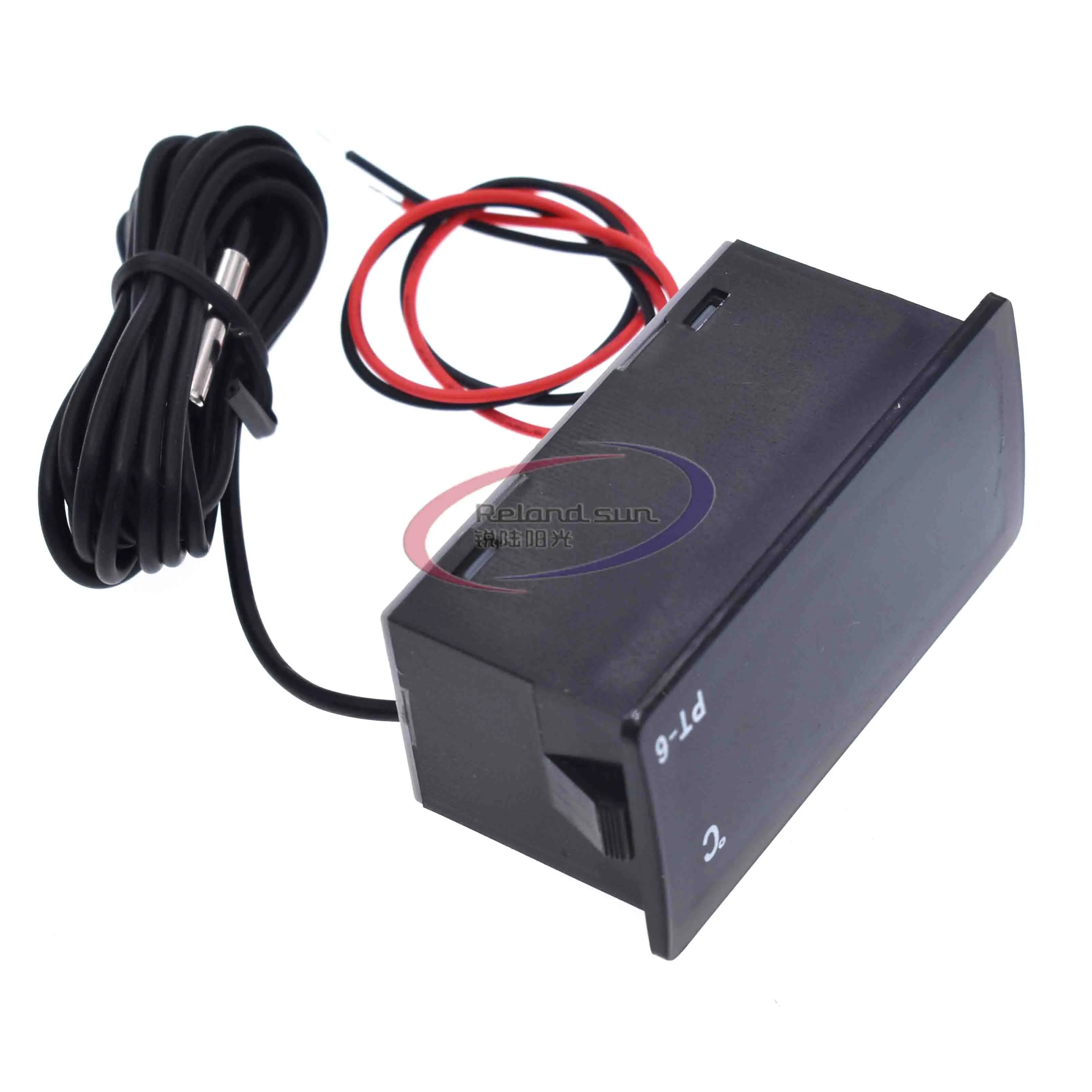 Vehicle Digital Thermometer Car LED Temperature Meter Probe -40~110 Centigrade AC 220V + NTC Sensor
