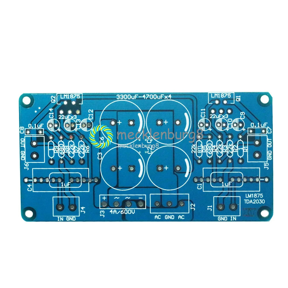 LM675 LM1875T TDA2030 TDA2030A audio printed circuit board power amplifier do-it-yourself board