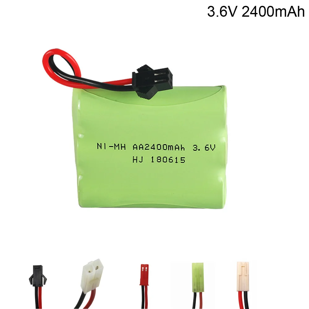 3.6V 2400mah NI-MH battery pack 3.6v AA battery for remote control electric toy lighting facilities toys Car tools model battery