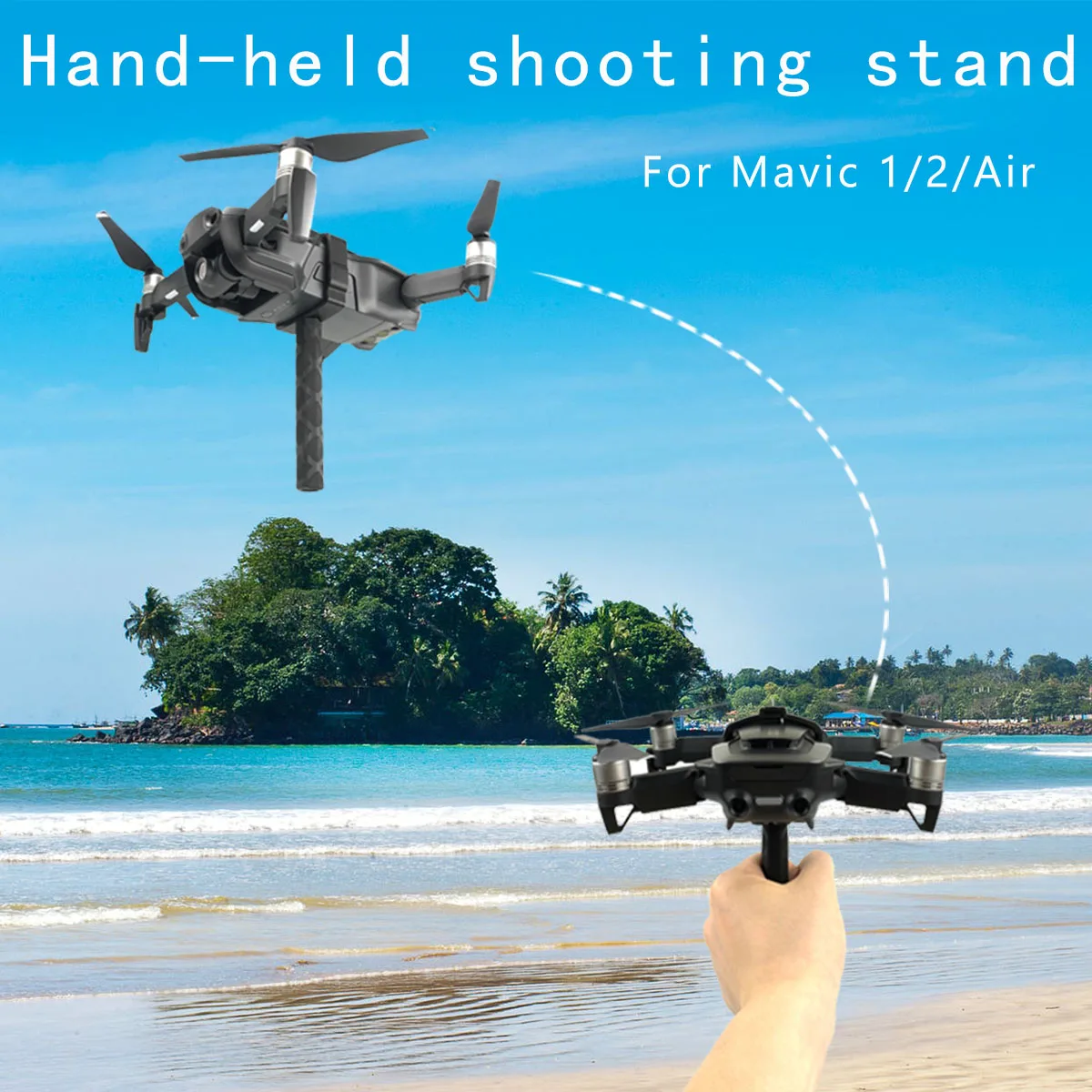 Drone Hand-held shooting stand Gimbal Stabilizer Take-off and landing Portable Handle Bracket for DJI Mavic Pro / 2 Rro&Zoom Air