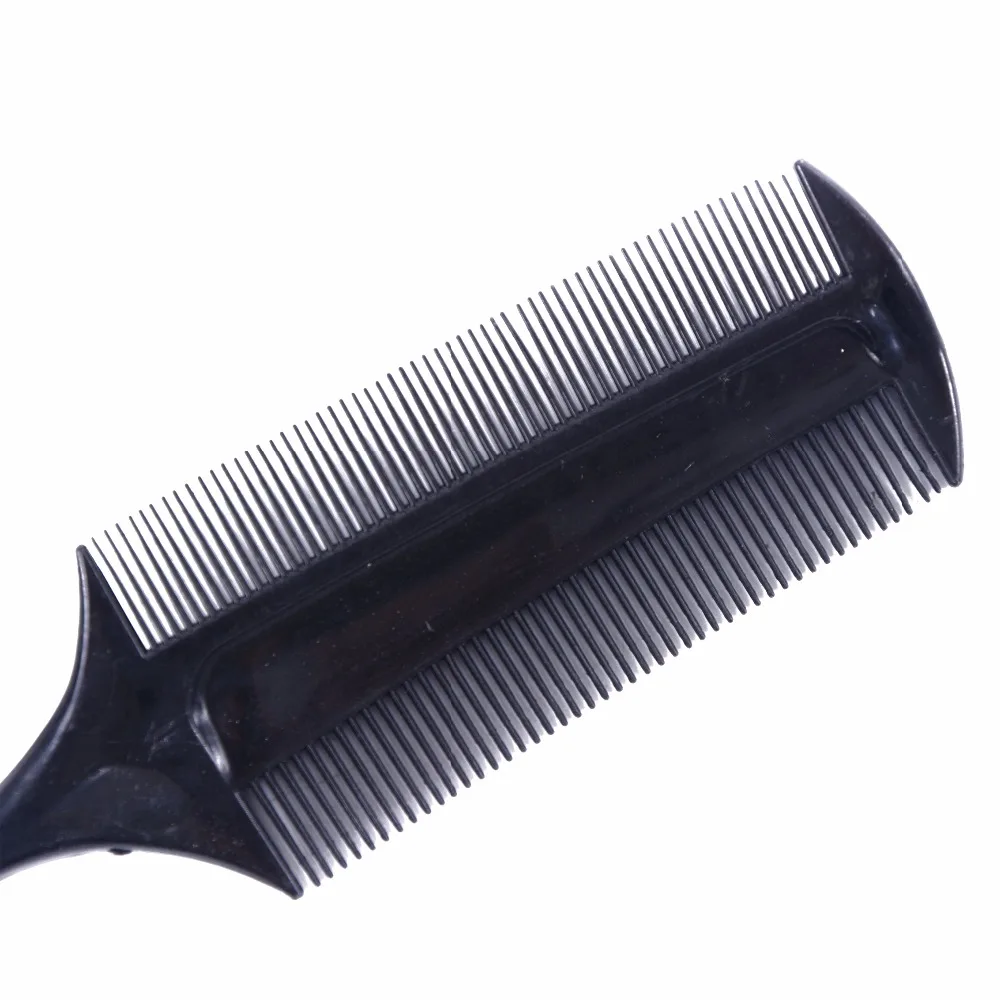 Profissional Cabeleireiro Duplo Side Dye Comb, Nylon Cabelo Secagem Escova, Tinting Combs, Color Styling Ferramentas