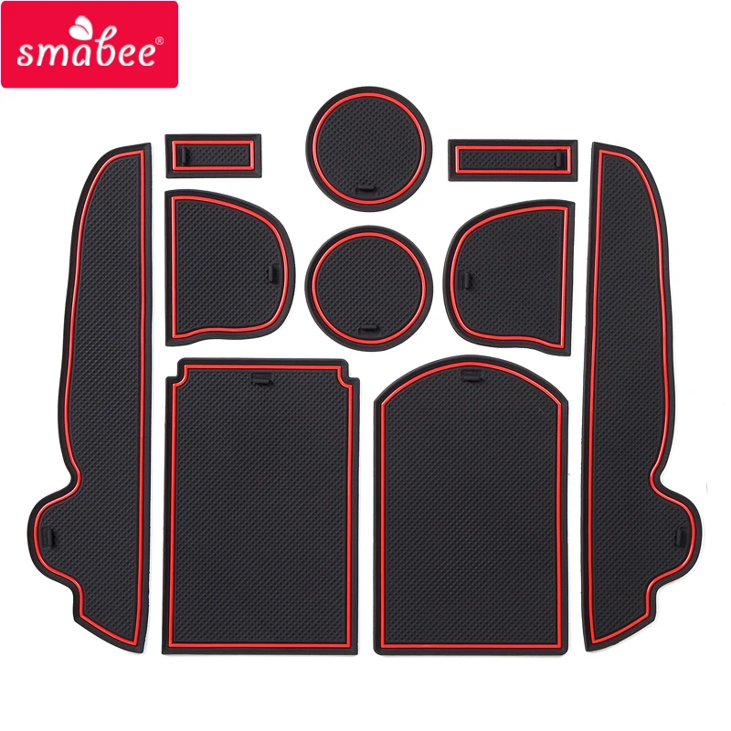 Smabee Gate slot mat For Toyota RAV4 2006 ~ 2012 XA30 RAV 4 2007 2008 2009 2010 2011 Cup Holders Non-slip mats accessories