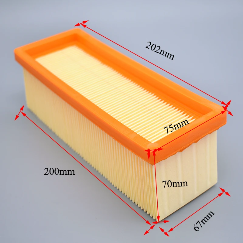 Flat Pleated Filter Replaces for Karcher 6.414-498.0 SE 2001 SE 3001 SE 5.100 SE 6.100 K 2801 A 2801 Wet and Dry Vacuum Cleaner