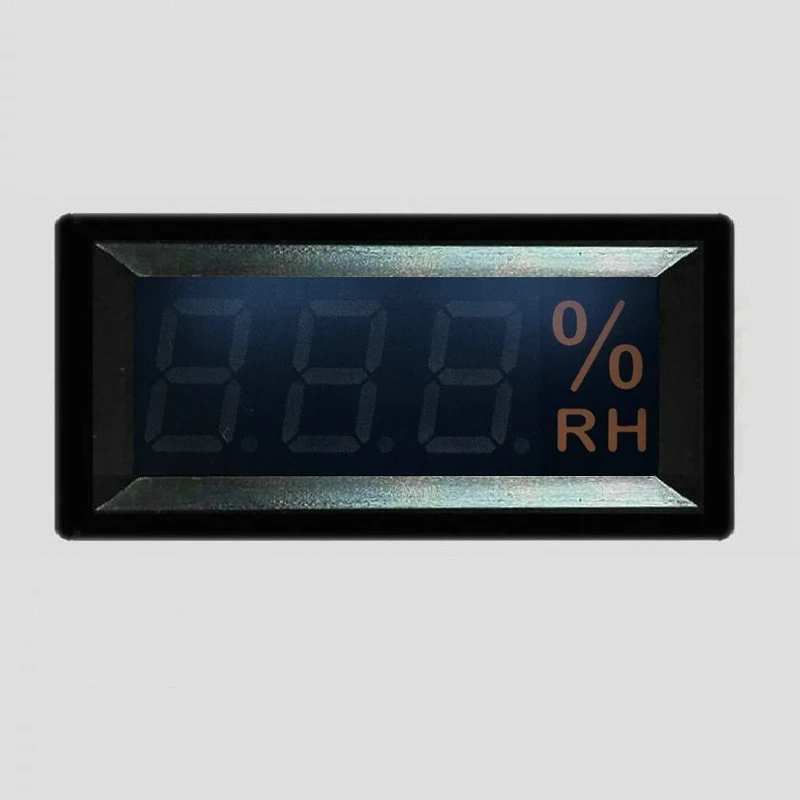 12-24VDC الرقمية الملونة led عرض 0-99.9% RH البسيطة الرطوبة متر مع 1 قطعة استشعار الرطوبة رطوبة