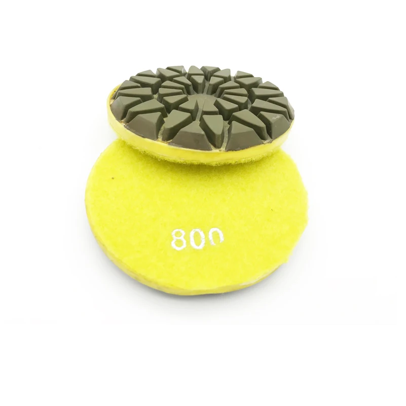 해바라기 로즈 타입 콘크리트 연마 패드, 습식 및 건식 바닥 디스크, 화강암 대리석, 4 인치, 100mm