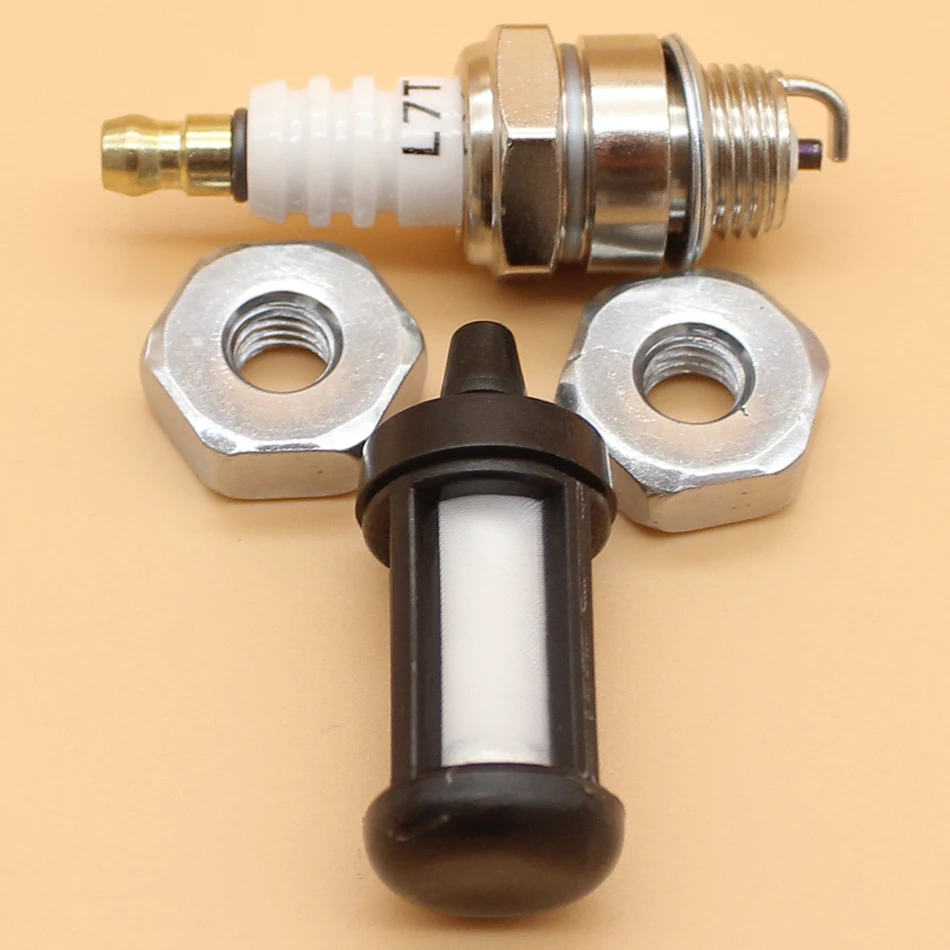 Bar Nuts Spark Plug Fuel Filter Kit For STIHL MS460 MS441 MS390 MS290 MS250 MS230 MS210 MS200T 017 018 021 023 025 MS 170 180