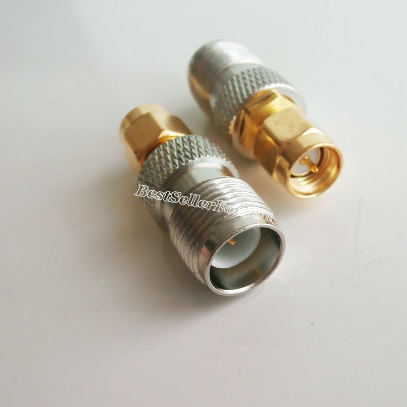 1 szt. RP TNC żeńskie gniazdo RPTNC na wtyk męski SMA adapter złącza koncentrycznego RF F/M — zdjęcie 3