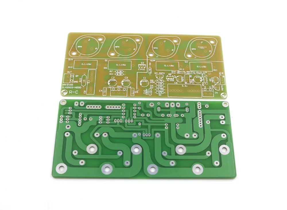Frete grátis amplificador de potência de tubo dourado HOOD-JLH2003 PCB um conjunto de duas peças
