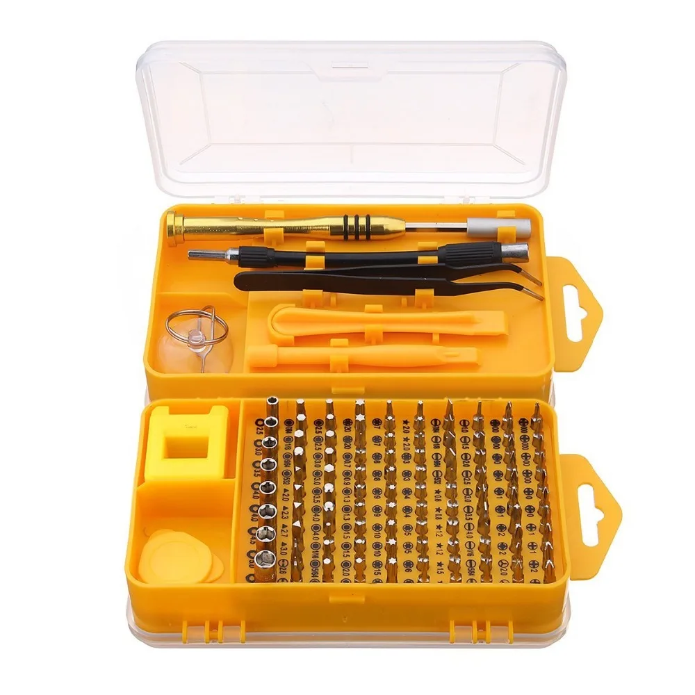 Household Tool Set Pad Computer PC Mobile Phone Cellphone Glasses Digital Electronic Device Repair Home Tools Bit 108pc 108 in 1