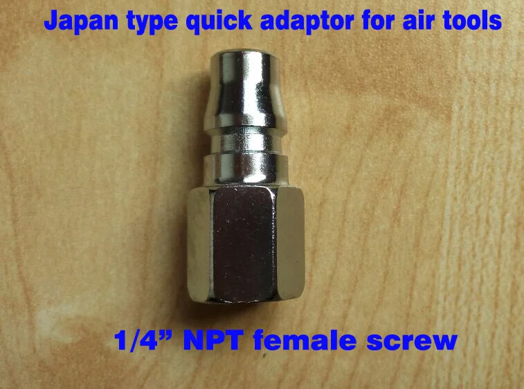 

50pcs/lot 1/4" NPT female thread Japan type Pneumatic Air Hose Quick Coupler Japanese type air tools quick adaptor