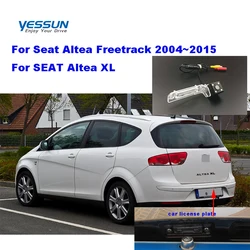 License plate reverse camera For Seat Altea Freetrack 2004~2015 SEAT Altea XL Car Rear View camera Parking Assistance cam
