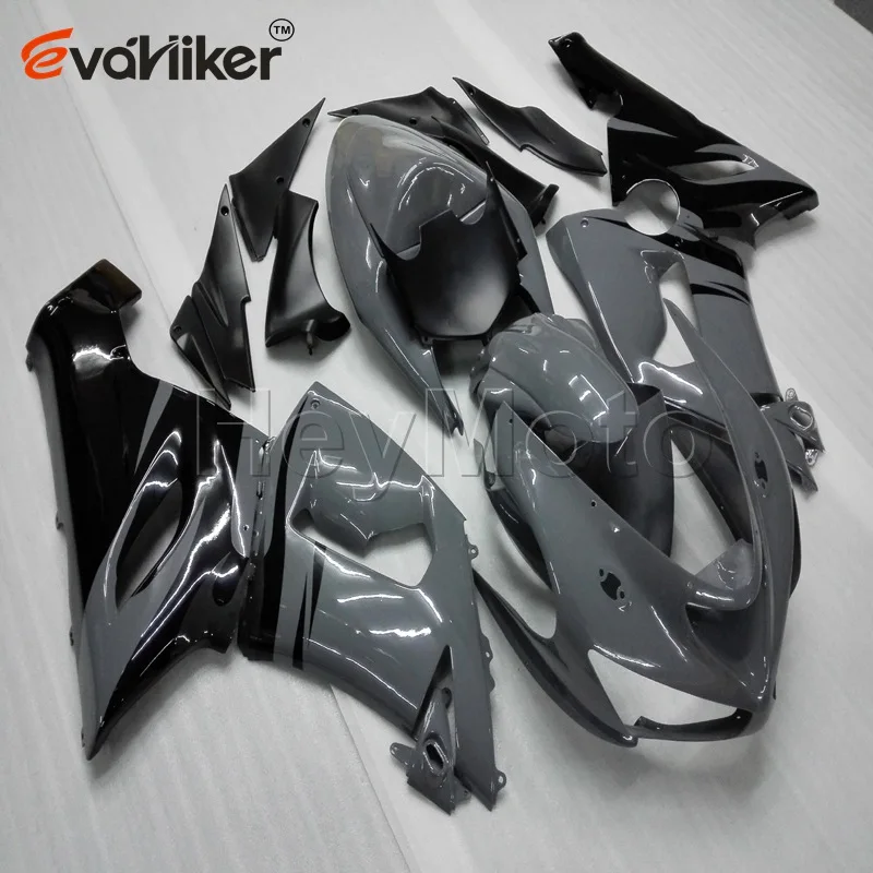 

Motorcycle Fairing for ZX6R 2005 2006 gray ZX-6R 05 06 ABS bodywork kit motorcycle cowl H3