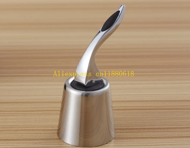

96pcs/lot Free Shipping High quality New Stainless Steel Reusable Sealed Red Wine Bottle Stopper Cap Plug