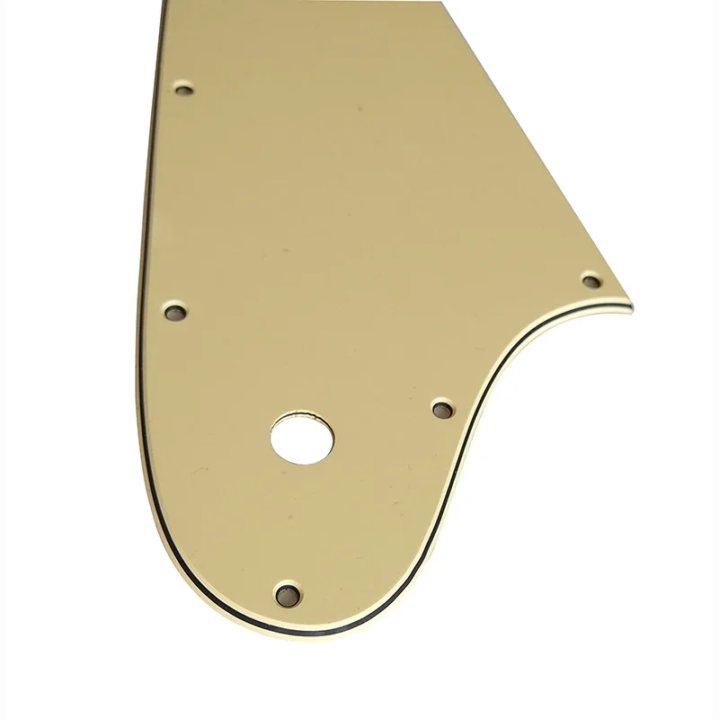 Pleroo Custom Guitar Parts - For Firebird Guitar pickguard Scratch Plate ,  3 Ply Cream Yellow