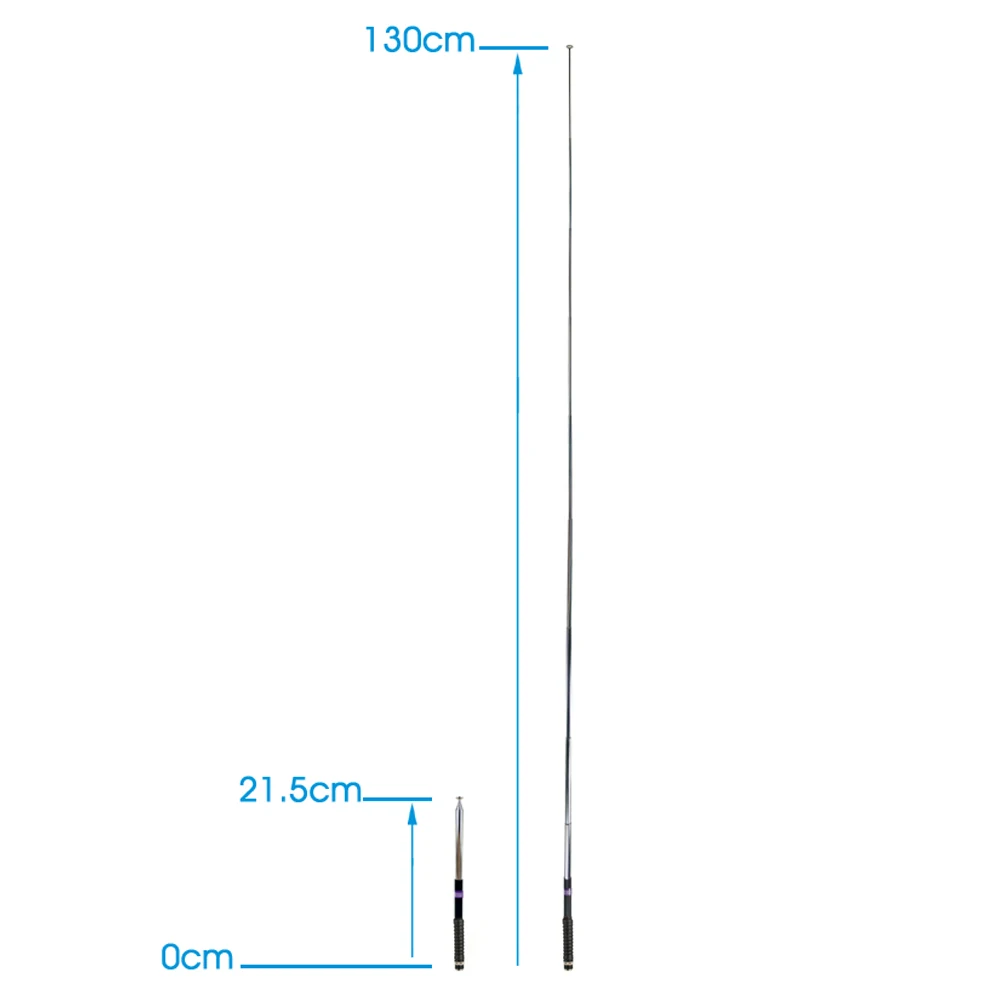 Gain Telescopic BNC Antenna for ICOM V8 V80 IC-V82 IC-U82 Kenwood TK310 Walkie Talkie Two Way Radio VHF 136-174MHz FP10120