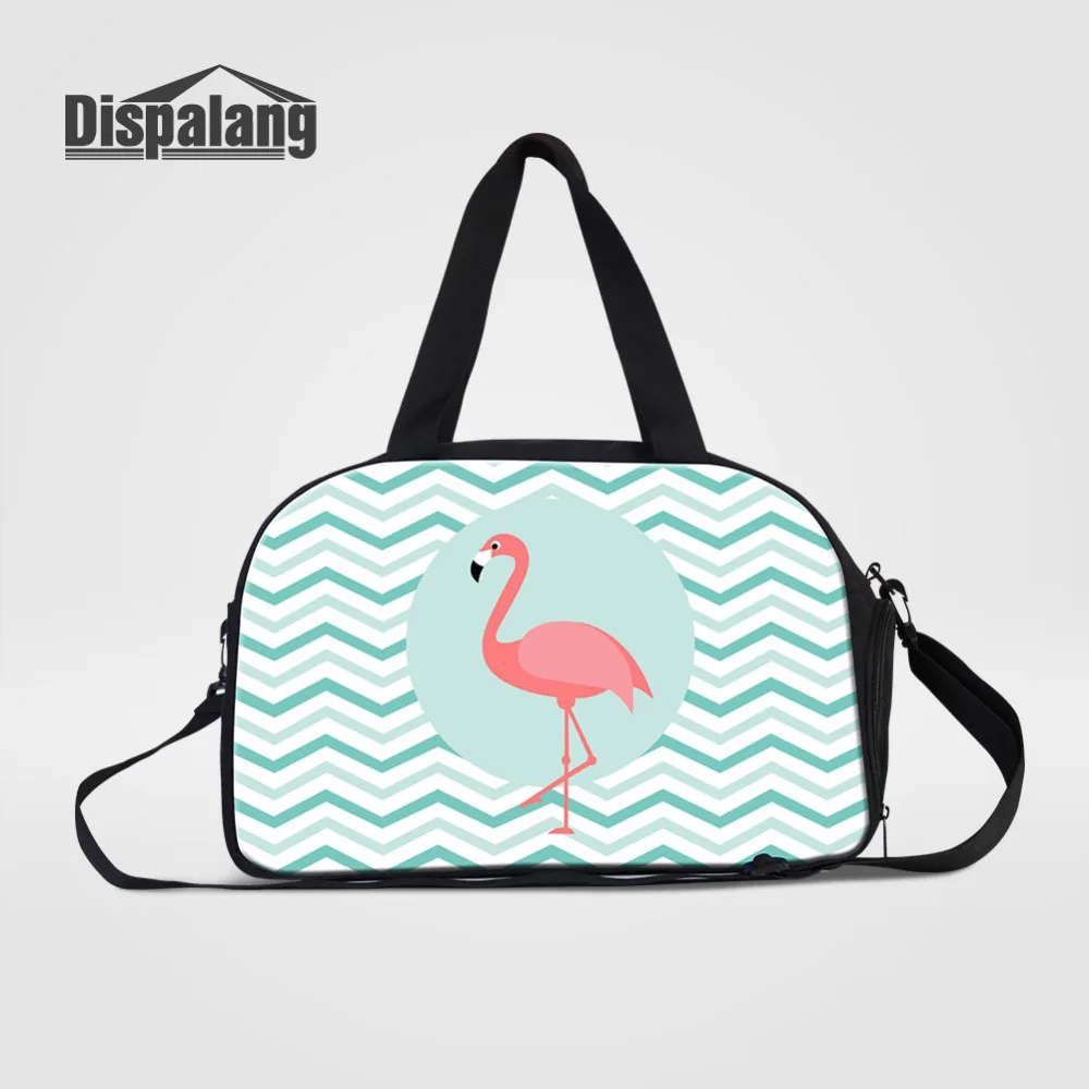 

Dispalang Travel Bag Independent Shoes Storage Flamingos Luggage Travel Duffle Bags Weekend Bags Multifunctional Travel Bags